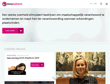 Tablet Screenshot of mvoplatform.nl